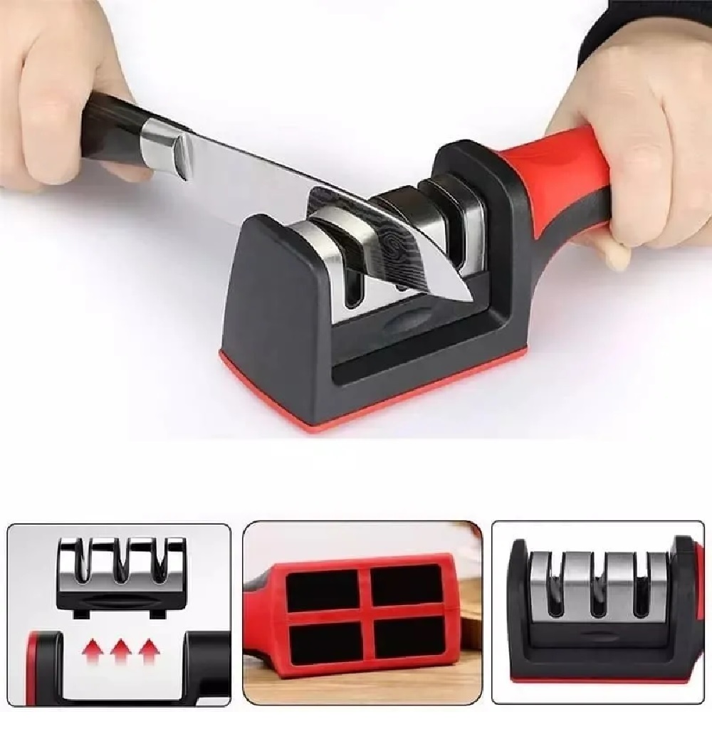 Miniatura 4 de Afilador De Cuchillos Ergonómico Acero